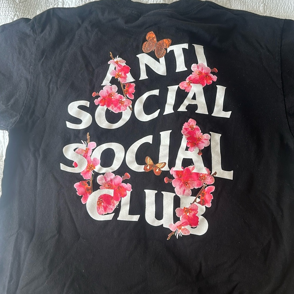 Antisocial social club cheery blossom tshirt